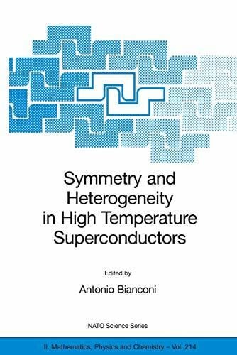 Bianconi, Antonio Symmetry and Heterogeneity in High Temperature Superconductors (NATO Science Series II: Mathematics, Physics and Chemistry, 214, Band 214)
