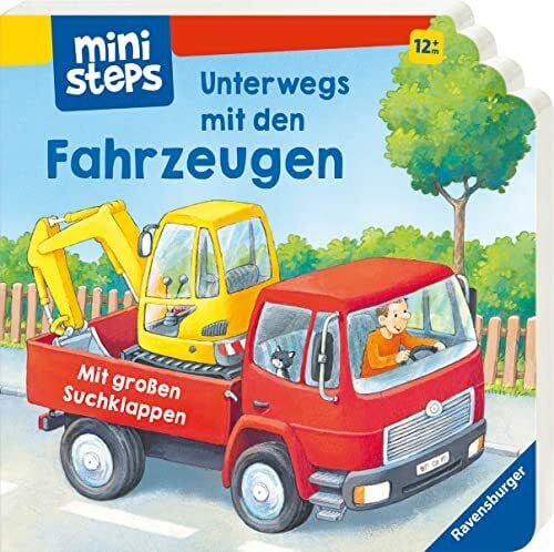 Orso, Kathrin Lena ministeps: Unterwegs mit den Fahrzeugen: Ab 12 Monaten (ministeps Bücher)