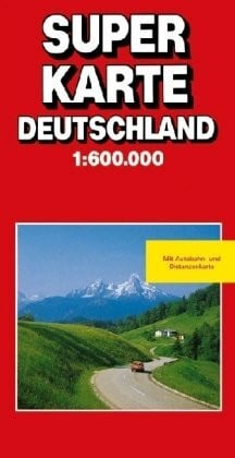 Mair Superkarte Deutschland: 1:600000: Mit Autobahn- u. Distanzenkte.