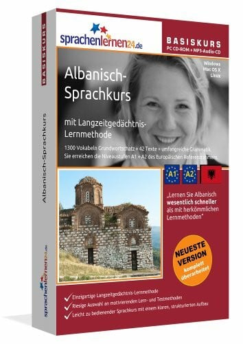 Gollub, Udo Sprachenlernen24.de Albanisch-Basis-Sprachkurs: PC CD-ROM für Windows/Linux/Mac OS X + MP3-Audio-CD für MP3-Player. Albanisch lernen für Anfänger.