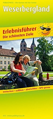 Weserbergland: Erlebnisführer mit Informationen zu Freizeiteinrichtungen auf der Kartenrückseite, wetterfest, reißfest, GPS-genau. 1:200000: ... Die schönsten Ziele (Erlebnisführer / EF)