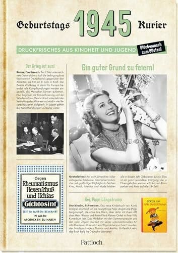 Wielandt, Ute 1945 - Geburtstagskurier: Druckfrisches aus Kindheit und Jugend | Zum 80. Geburtstag (Geburtstags-Zeitung)