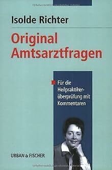 Richter, Isolde Original-Amtsarztfragen für Heilpraktiker