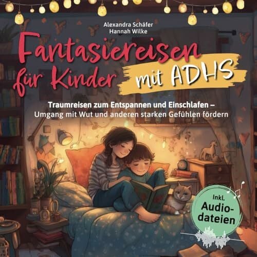 Wilke, Hannah Fantasiereisen für Kinder mit ADHS: Traumreisen zum Entspannen und Einschlafen – Umgang mit Wut und anderen starken Gefühlen fördern