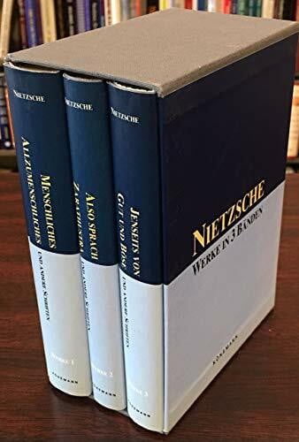 Nietzsche, Friedrich Wilhelm Werke in drei Bänden. Menschliches Allzumenschliches / Also sprach Zarathustra / Jenseits von Gut und Böse