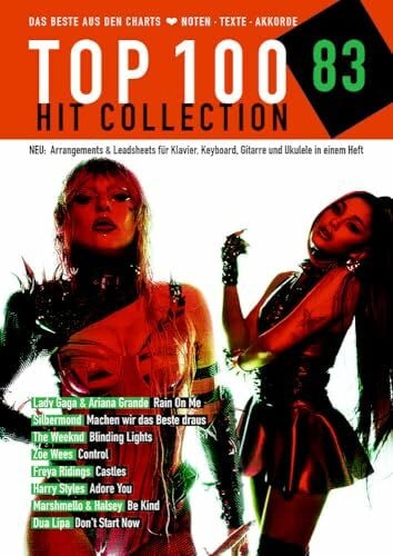 Bye, Uwe Top 100 Hit Collection 83: 8 Chart Hits: Rain On Me - Machen wir das Beste draus - Blinding Lights - Control - Castles - Adore you - Be Kind - Don't ... Keyboard / Gitarre / Ukulele. (Music Factory)