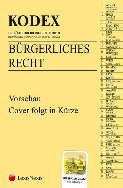 Dokalik, Dr. Dietmar KODEX Bürgerliches Recht 2025/26 - inkl. App