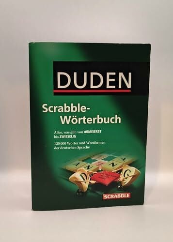 Worsch, Wolfgang Duden - Scrabble-Wörterbuch: Alles, was gilt: von ABMEIERST bis ZWIESELIG. 120.000 Wörter und Wortformen der deutschen Sprache (Duden Taschenbücher)