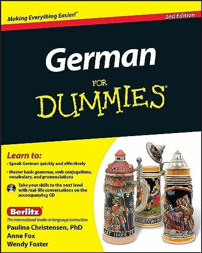 Foster, Wendy German For Dummies, (with CD)