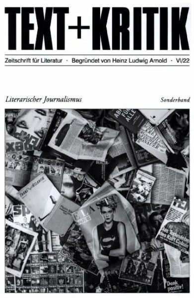 Trilcke, Peer Literarischer Journalismus (TEXT+KRITIK)