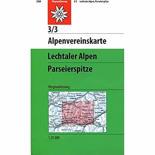 Deutscher Alpenverein Lechtaler Alpen - Parseierspitze: Topographische Karte 1:25000 (Alpenvereinskarten)