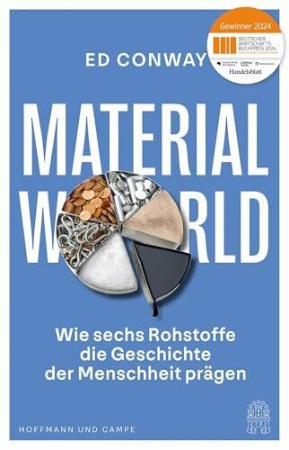 Vogel, Sebastian Material World: Wie sechs Rohstoffe die Geschichte der Menschheit prägen | Ausgezeichnet mit dem Deutschen Wirtschaftsbuchpreis 2024 und als Wissensbuch des Jahres 2024