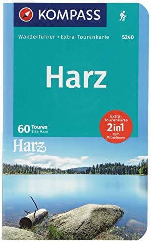 Haan, Elke KOMPASS Wanderführer Harz: Wanderführer mit Extra-Tourenkarte 1:50.000, 60 Touren, GPX-Daten zum Download
