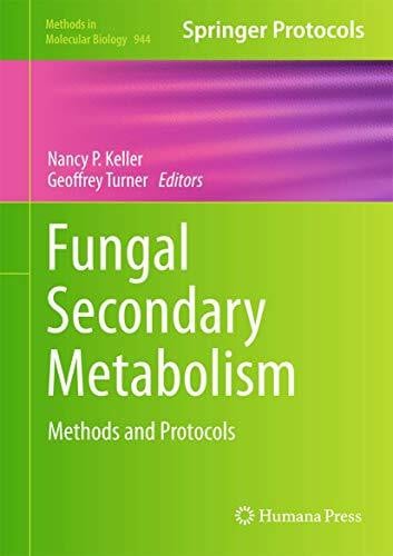 Turner, Geoffrey Fungal Secondary Metabolism: Methods and Protocols (Methods in Molecular Biology, 944, Band 944)