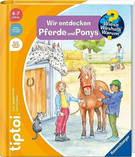 Brockamp, Melanie tiptoi® Wieso? Weshalb? Warum? Wir entdecken Pferde und Ponys, Pferde-Buch ab 4 Jahre
