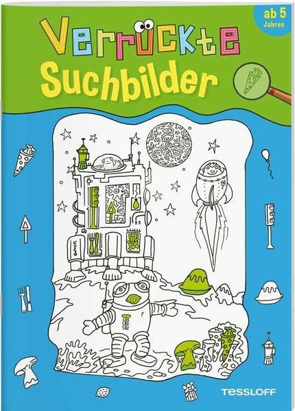Kapmeyer, Manfred Verrückte Suchbilder: Ab 5 Jahren (Malbücher und -blöcke)