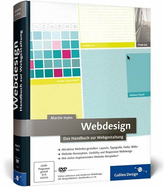 Hahn, Martin Webdesign: Das Handbuch zur Webgestaltung (Galileo Design)