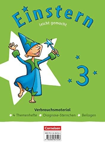 Einstern - Mathematik - Ausgabe 2021 - Band 3: Leicht gemacht - Themenhefte 1-4, Diagnoseheft und Kartonbeilagen im Paket - Verbrauchsmaterial, mit digitalen Medien (Einstern, Ausgabe 2021, Band 3)