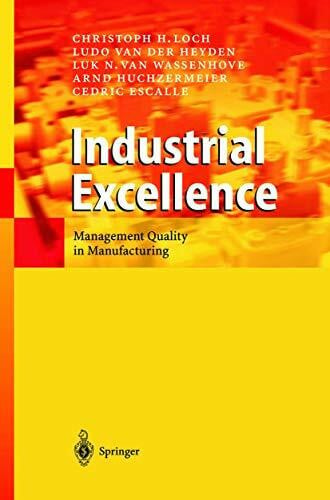 Escalle, Cedric Industrial Excellence: Management Quality in Manufacturing