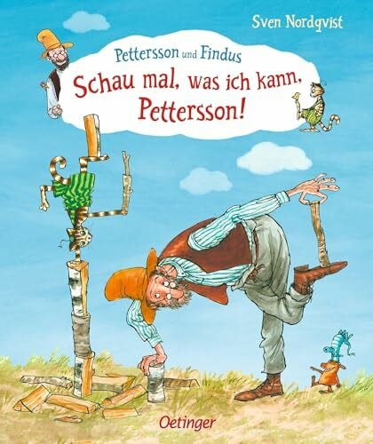 Dörries, Maike Schau mal, was ich kann, Pettersson! (Pettersson und Findus): Bilderbuch über Talente speziell für Kinder ab 3 Jahren mit einfacherem Text