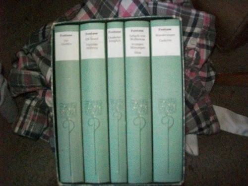 Fontane, Theodor Gesammelte Werke: Band 1: Schach von Wuthenow, Irrungen - Wirrungen, Stine. Band 2: Unwiederbringlich. Band 3: Effie Briest, Mathilde Möhring. Band 4: ... Band 5: Wanderungen, Balladen + Gedichte