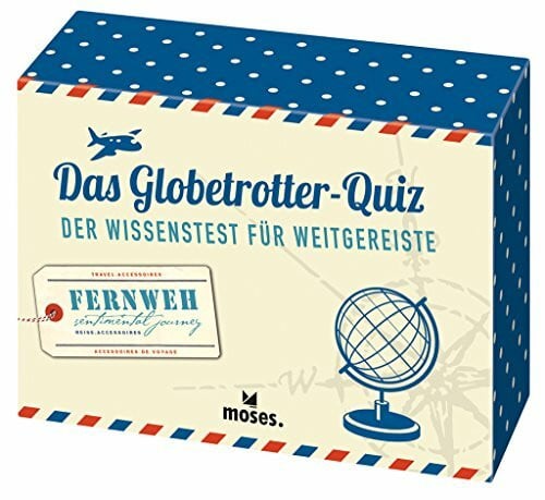 Johan Christoph Krafft Das Globetrotter-Quiz: Der Wissenstest für Weitgereiste | Riesen-Weltkarte als Kartenrückseiten-Puzzle