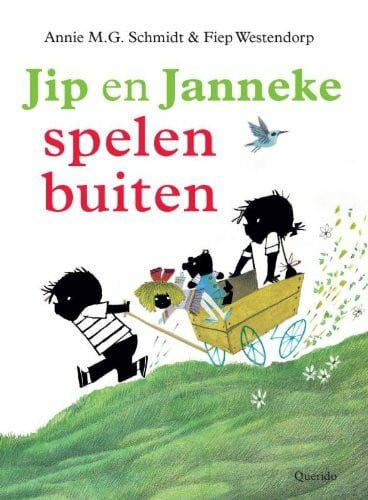 Schmidt, Annie M. G. Jip en Janneke spelen buiten