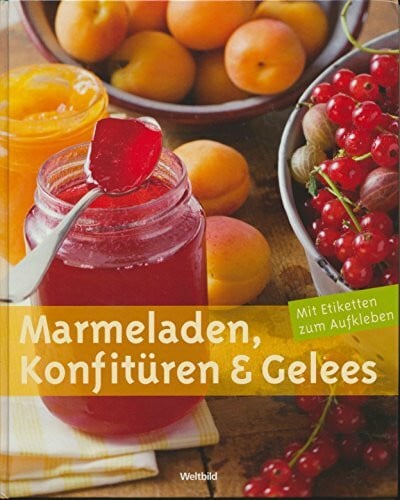 Rias-Bucher, Barbara Marmeladen, Konfitüren & Gelees: Mit Etiketten zum Aufkleben