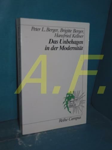 Kellner, Hansfried Das Unbehagen in der Modernität (Reihe Campus)