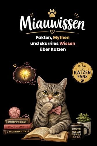 Lindner, Dr. Dominic Miauwissen - Fakten, Mythen und skuriles Wissen über Katzen: Smart Edition – Unnützes Wissen über Katzen, Katzenwissen & Fakten: Geschenk zum ... | Katzenbuch | Katzengeschenk| Katzenwissen