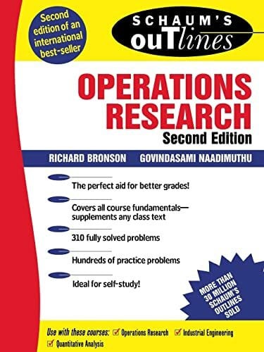 Bronson SO OPS RESEARCH 2E (Schaum's Outlines)