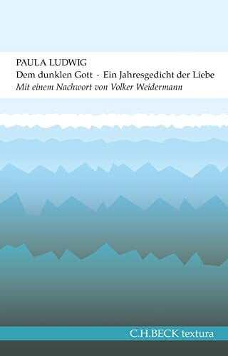 Weidermann, Volker Dem dunklen Gott: Ein Jahresgedicht der Liebe (textura)