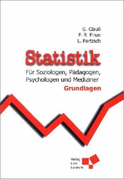 L. Partzsch Statistik für Soziologen, Pädagogen, Psychologen und Mediziner: Grundlagen
