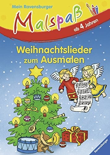 Rummel, Elfriede Weihnachtslieder zum Ausmalen (Mein Ravensburger Malspaß)