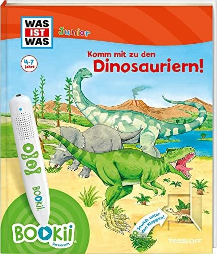 Haßler, Sebastian BOOKii® WAS IST WAS Junior Komm mit zu den Dinosauriern! (BOOKii / Antippen, Spielen, Lernen)