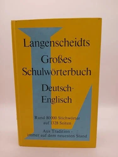 Messinger, Heinz Langenscheidt Grosse Schulwörterbücher: Deutsch-Englisch