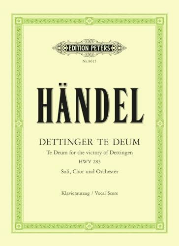 Handel, George Frideric Dettingen Te Deum: Urtext (Eberhard), deutsch/englisch (Edition Peters)