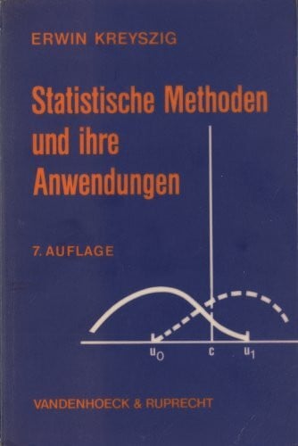 Kreyszig, Prof. Dr. Erwin Statistische Methoden und ihre Anwendungen