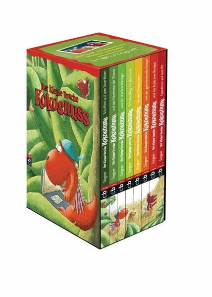 Siegner, Ingo Der kleine Drache Kokosnuss - Geschenkschuber: 8 Bände im Schuber: Enth.: Der kleine Drache Kokosnuss - Schulfest auf dem Feuerfelsen / und das ... und die Reise zum Nordpol / Expedition auf...