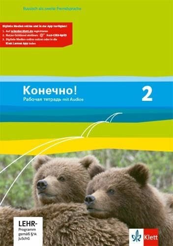 Borgwardt, Ulf Konetschno! 2: Arbeitsheft mit Audios 2. Lernjahr (Konetschno!. Russisch als 2. Fremdsprache. Ausgabe ab 2008)