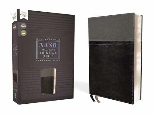 Zondervan NASB, Thinline Bible, Leathersoft, Black, Red Letter, 1995 Text, Comfort Print: New American Standard Bible, Thinline Bible, Black, Comfort Print, Red Letter Edition, 1995 Text