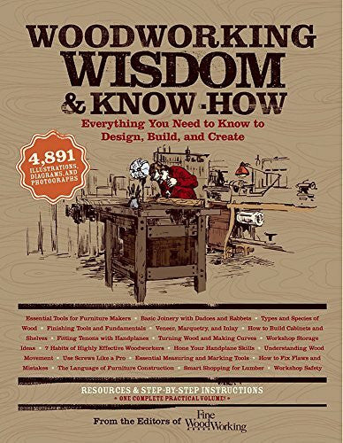 Taunton Press Woodworking Wisdom & Know-How: Everything You Need to Know to Design, Build, and Create