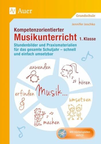 Joschko, Jennifer Kompetenzorientierter Musikunterricht 1. Klasse: Stundenbilder und Praxismaterialien für das gesamte Schuljahr - schnell und einfach umsetzbar (Kompetenzorientierter Unterricht Grundschule)