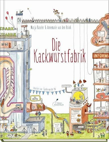 Blatnik, Meike Die Kackwurstfabrik: Einfach erklärt, lustig illustriert: Kindersachbuch zum Thema Verdauung. Für alle Klugscheißer ab 7 Jahren!