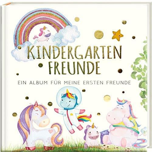 PAPERISH Verlag Kindergartenfreunde - EINHORN: ein Album für meine ersten Freunde (Freundebuch Kindergarten 3 Jahre) PAPERISH®