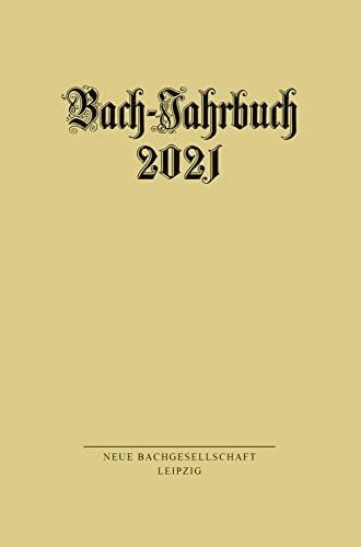 Wollny, Peter Bach-Jahrbuch 2021