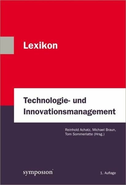 Achatz, Reinhold Lexikon Technologie- und Innovationsmanagement