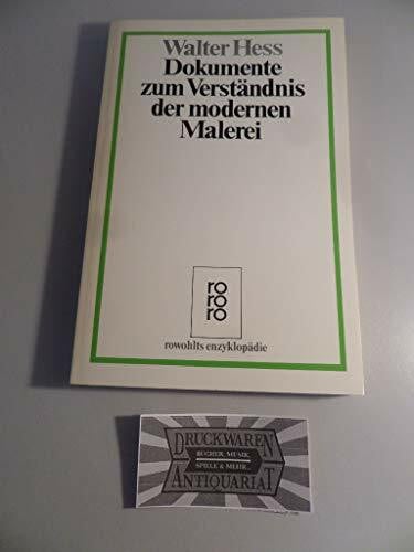 Rahn, Dieter Dokumente zum Verständnis der modernen Malerei