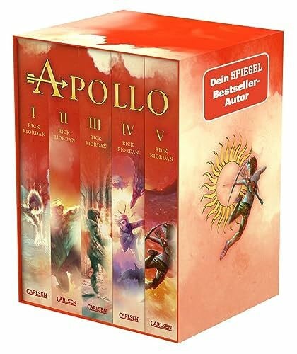 Haefs, Gabriele Die Abenteuer des Apollo: Taschenbuchschuber Bände 1-5: Urkomische Fantasy-Reihe ab 12 Jahren über griechisch-römische Gottheiten in der modernen Welt