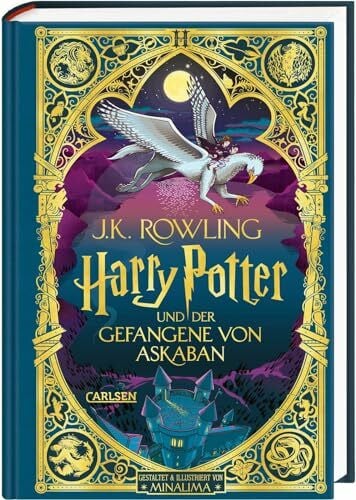 Fritz, Klaus Harry Potter und der Gefangene von Askaban (Papierkunst-Edition mit 3D-Aufklapp-Elementen 3): Farbig illustrierte Schmuckausgabe mit Goldprägung und Pop-Up-Elementen